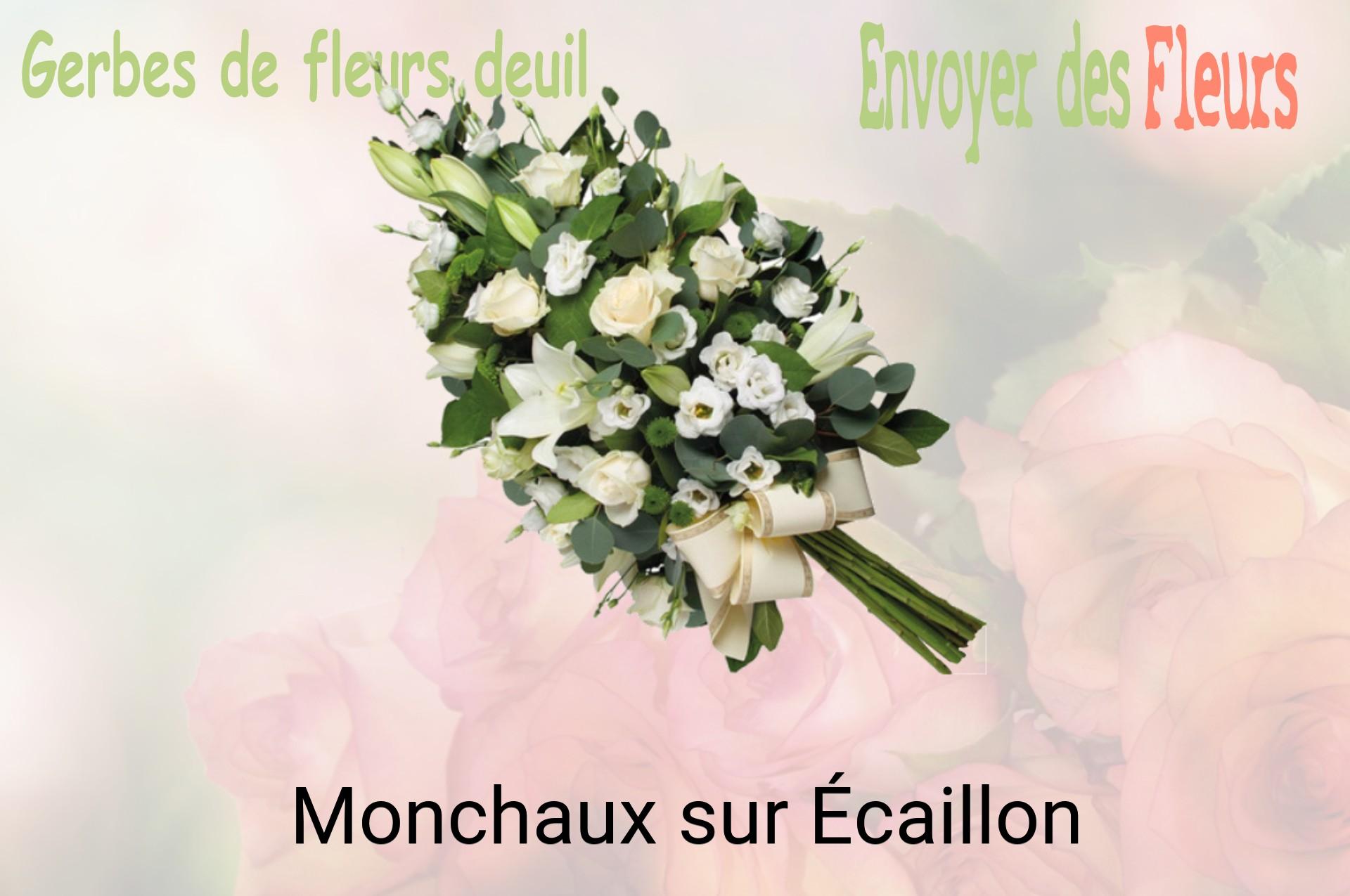 Gerbe de fleurs de deuil livrée à Monchaux-sur-Écaillon